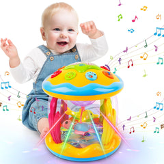 M SANMERSEN ocean-rotating-lights toy offers engaging sensory play for babies.