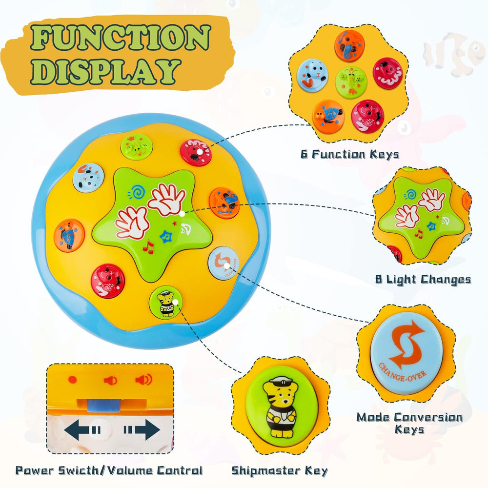 M SANMERSEN ocean-toy-bpa-free-abs-body highlights safe materials for infants.