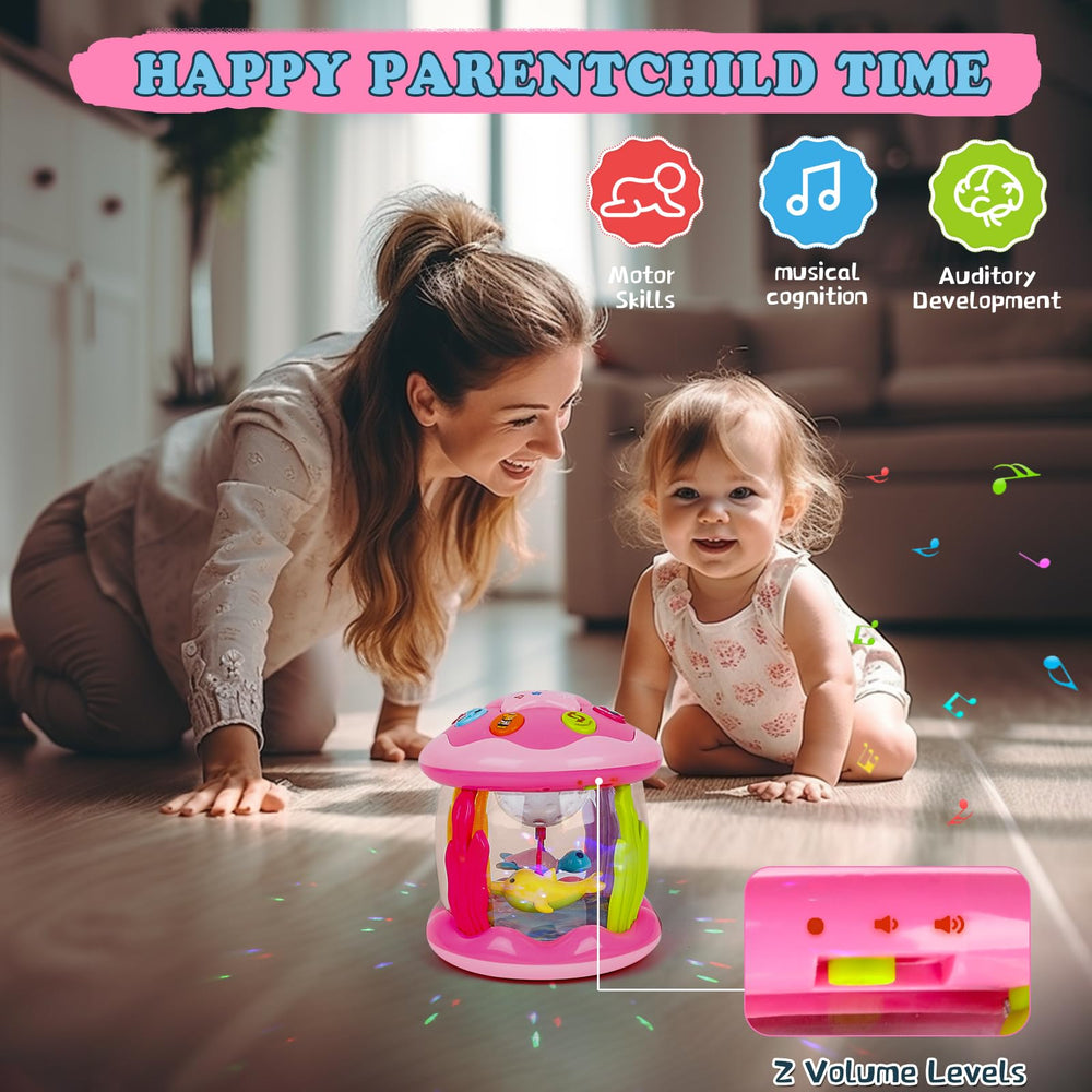 M SANMERSEN Tummy time toy with three wheels encourages movement