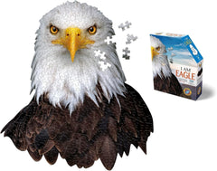 Madd Capp I AM Eagle puzzle border shows bird-shaped edges for a unique challenge.