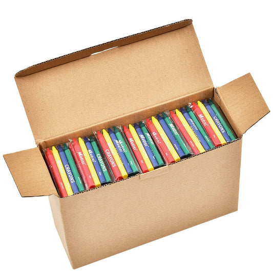 Madisi crayons bulk pack boxed set ready for classroom use