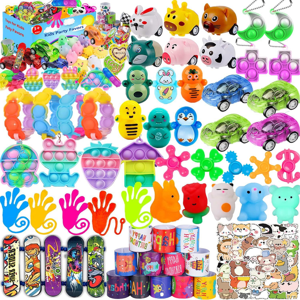 Maegawa 117-pcs party favors bundle for goody bags and prizes