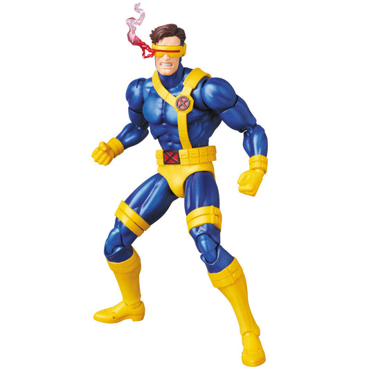 Mafex Cyclops Comic Ver. front view shows authentic XβMen styling for display collections