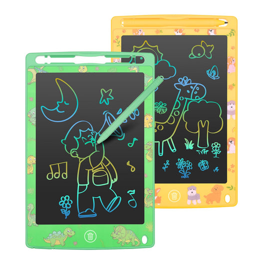 mafiti LCD Writing Tablet 8.5-inch blue front view, ideal for on-the-go drawing.
