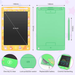 mafiti LCD Writing Tablet 8.5-inch erase button, fast clearing for bursts of creativity.