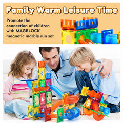 MAGBLOCK ABS plastic magnetic tiles promote safe, durable building