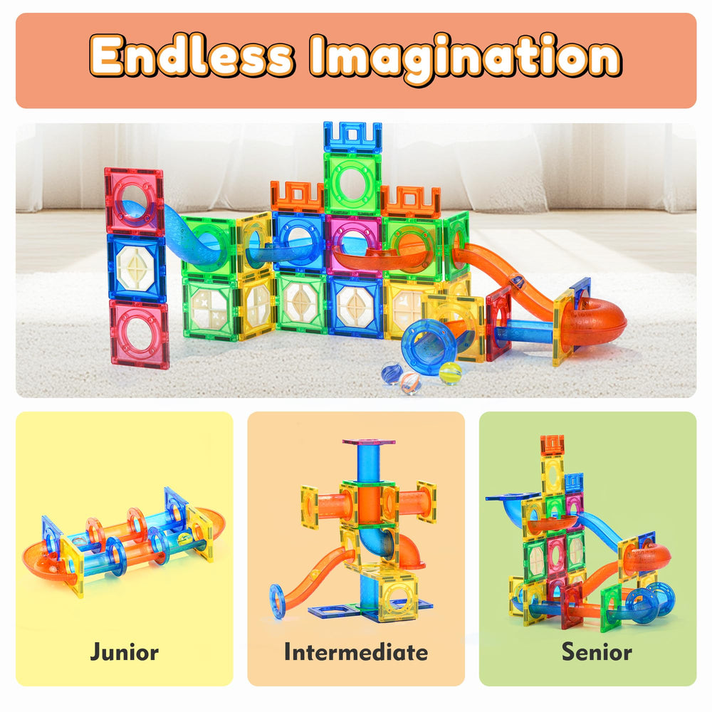 MAGBLOCK family play time encourages learning through collaboration