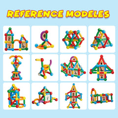 MAGBLOCK safe and durable ABS material ensures lasting fun during toddler building sessions