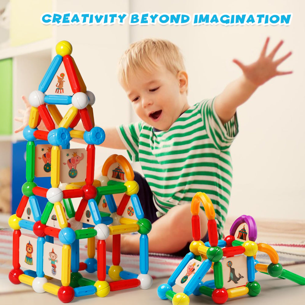 MAGBLOCK STEM learning playset promotes exploration and collaborative play at home or school