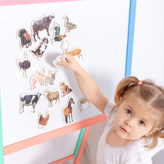 Magdum chick fridge magnet teaches baby animals with durable magnets