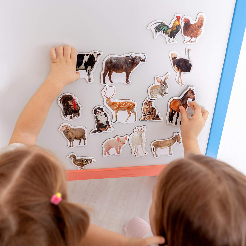 Magdum goat fridge magnet encourages pretend farming and narratives