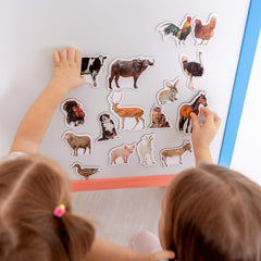 Magdum goat fridge magnet encourages pretend farming and narratives
