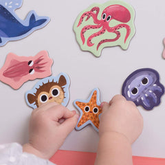 Magdum Sea Animals toddler fridge magnets ready for hands-on exploration