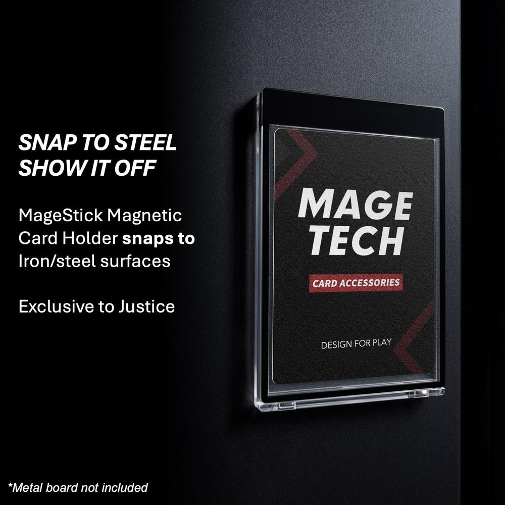 Mage Tech wide-mouth design enables fast card retrieval during games.