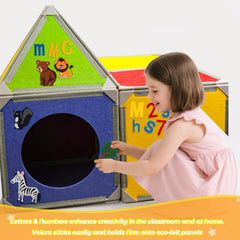 MageForts auto-connect magnets simplify building without tools for frustration-free play.