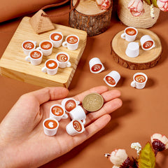 Magibeads resin coffee cup art ideal for crafts and displays.