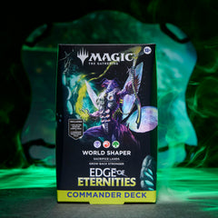 Magic: The Gathering Edge of Eternities Counter Intelligence deck highlighting artifact synergy