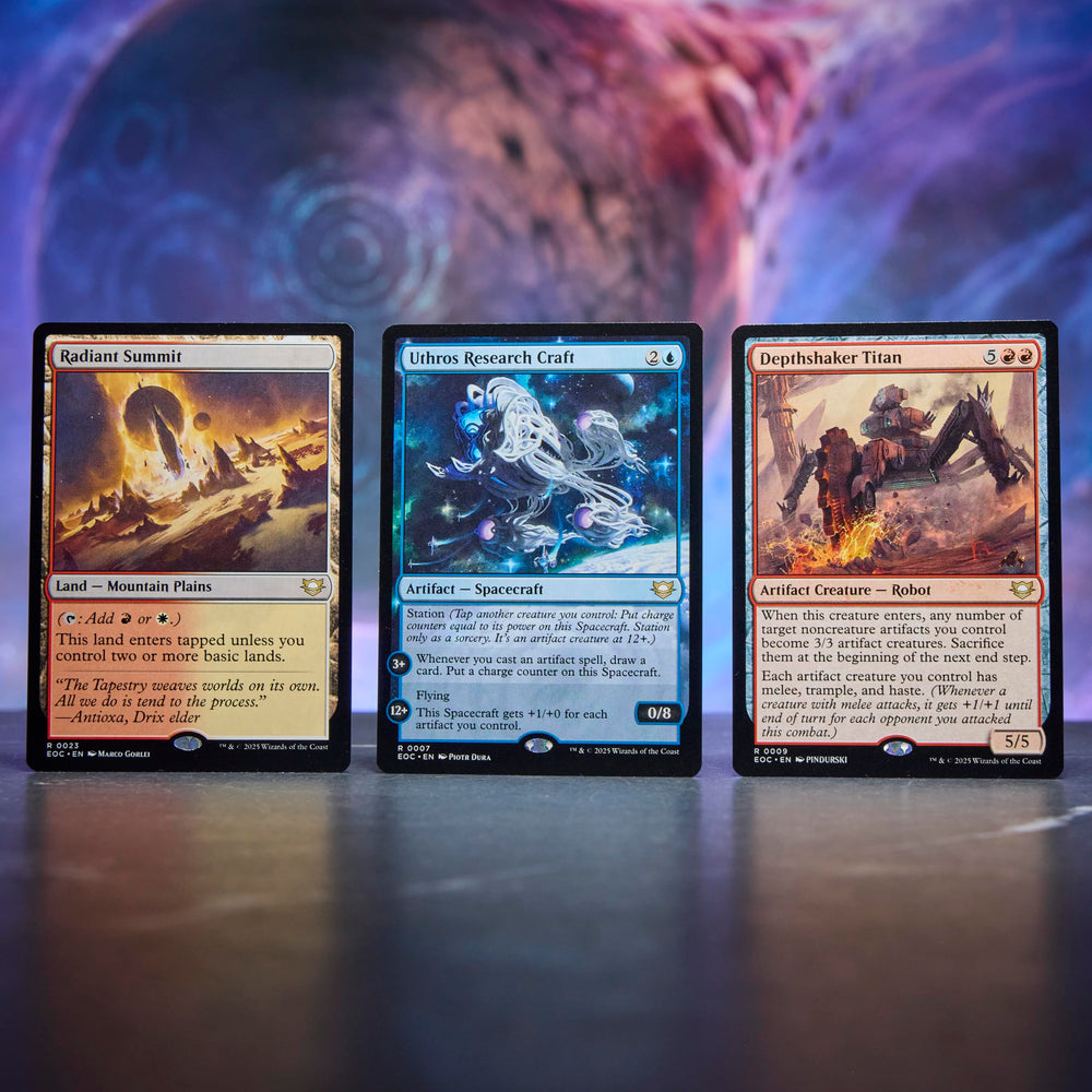 Magic: The Gathering Edge of Eternities token cards included for dynamic counters