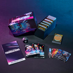 Magic Foundations foil cards gleam with rare highlights for eye-catching deck concepts.