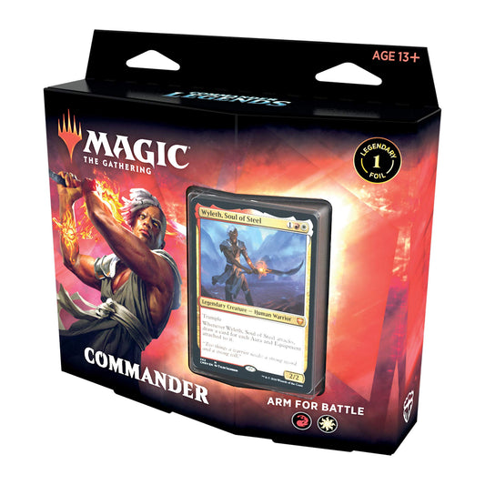 Magic: The Gathering Arm for Battle deck front view, ready-to-play setup.