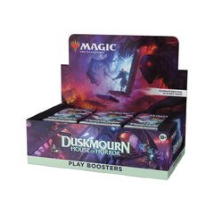 Magic: The Gathering Duskmourn booster box exterior for planning Limited play