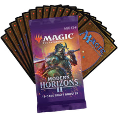 Close-up of new-to-modern reprint cards inside an MH2 draft pack.