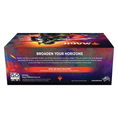 Shiny foil card peeking from a MH2 booster.