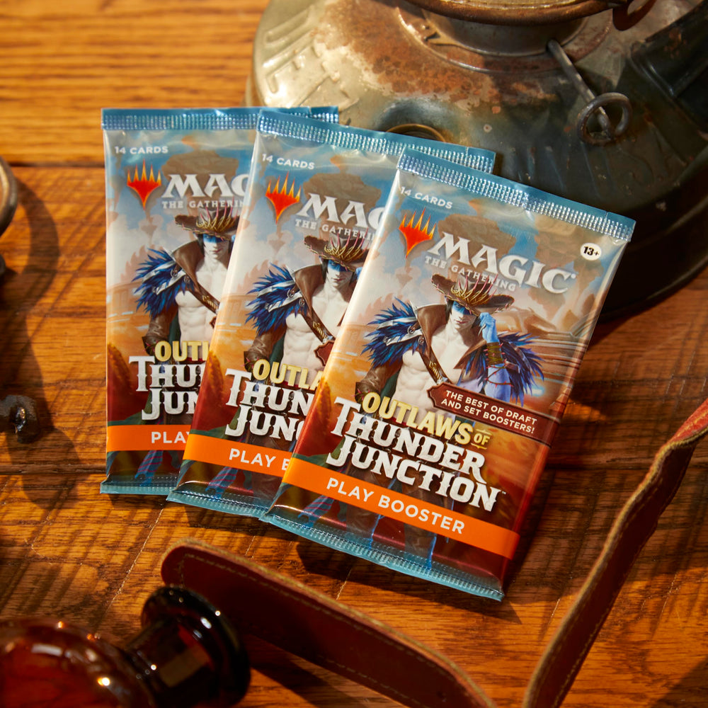 Magic: The Gathering Outlaws of Thunder Junction art card, collectible art piece with display value