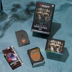 Magic: The Gathering Tricky Terrain foil-etched display commander highlights premium art.