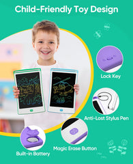 Magic Jimmy 4-Pack LCD Writing Tablet durable, drop-resistant design stands up to daily use