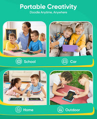 Magic Jimmy 4-Pack LCD Writing Tablet compact and portable for school or travel