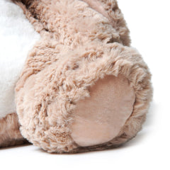 Magic Lion bunny plush velvet-soft fur offers comforting touch during play.
