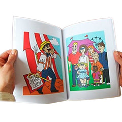 Magic Makers Magic Coloring Book Trick blank-page reveal for suspenseful reset moments