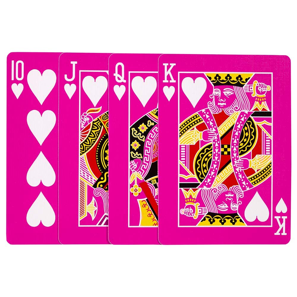 Magic Makers Pink Bicycle deck USPC stock for durable handling