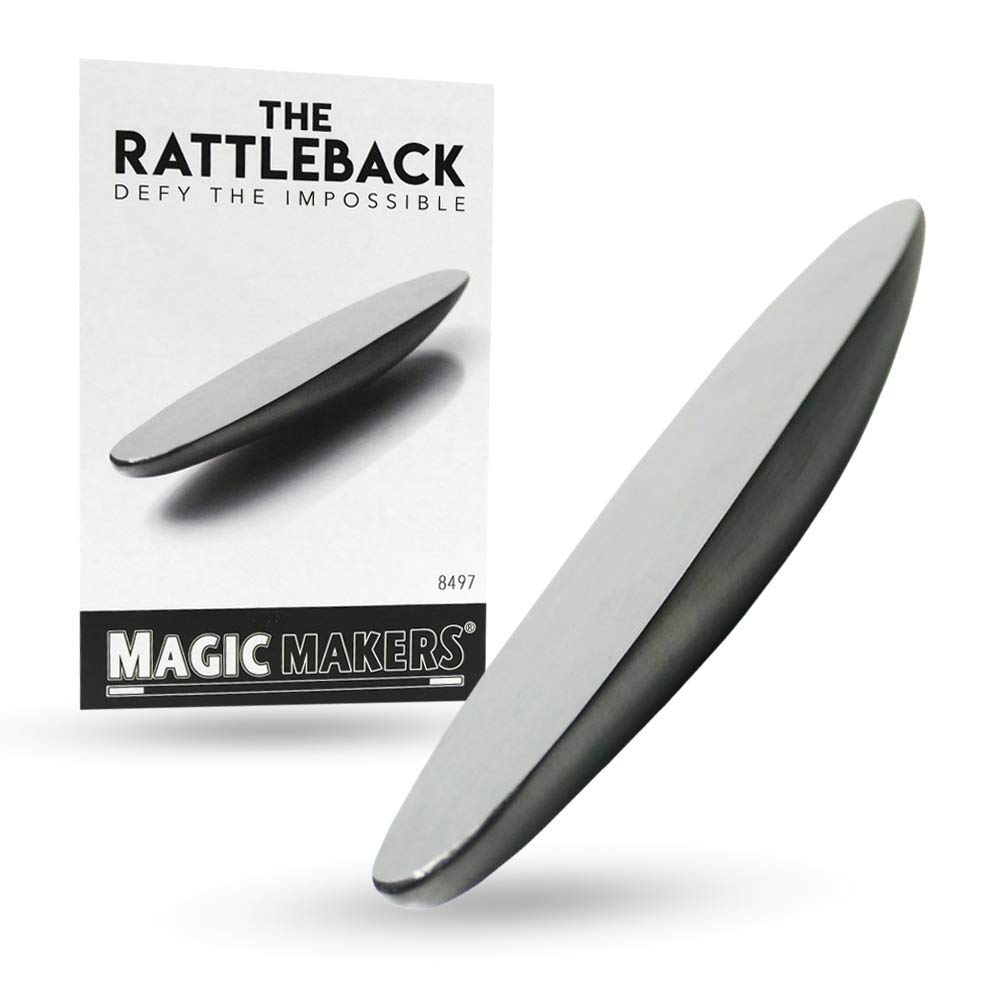 Magic Makers The Rattleback metal alloy construction highlights durable, tactile learning and curiosity.