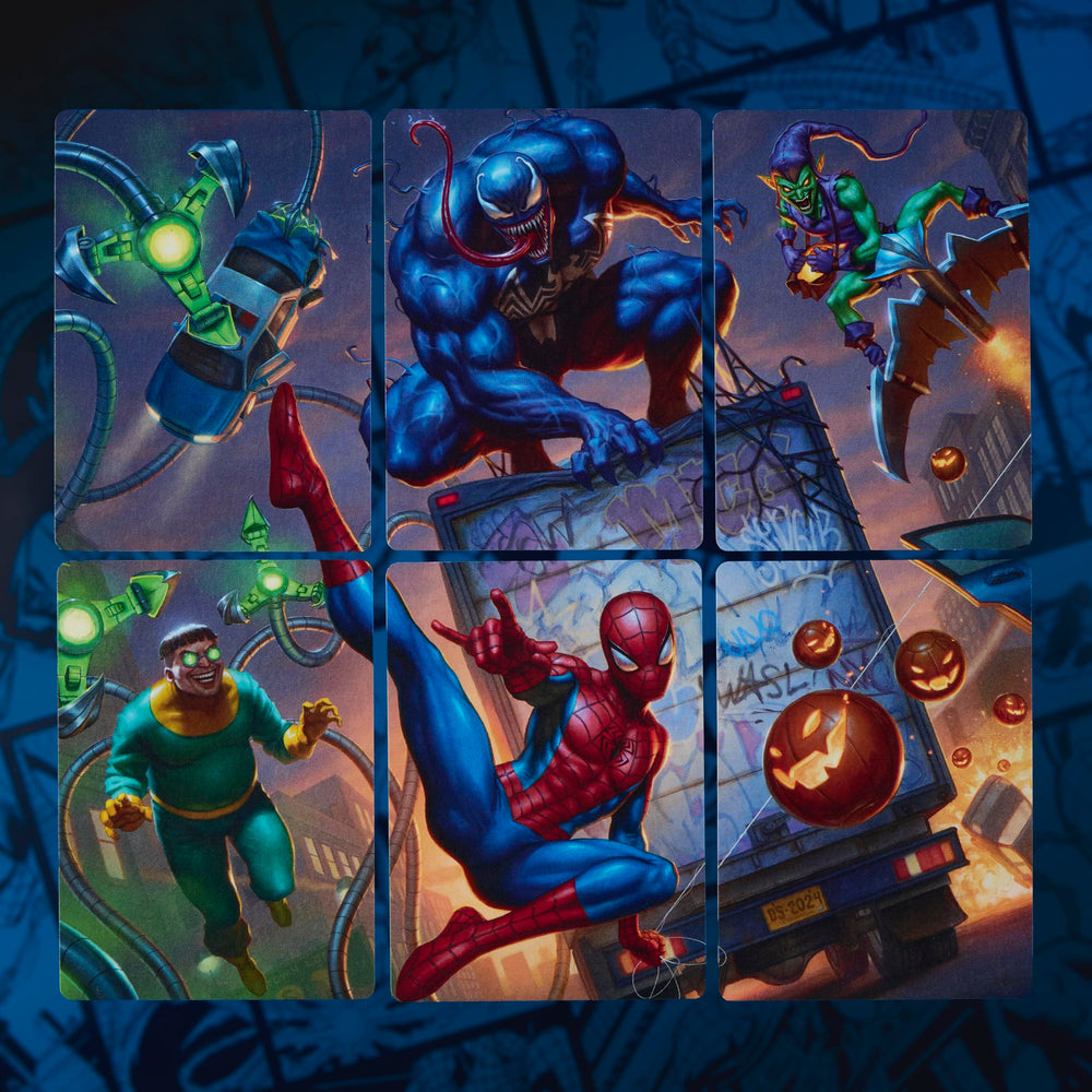 Magic: The Gathering Spider-Man play booster pack, 14 cards for quick drafting and collection