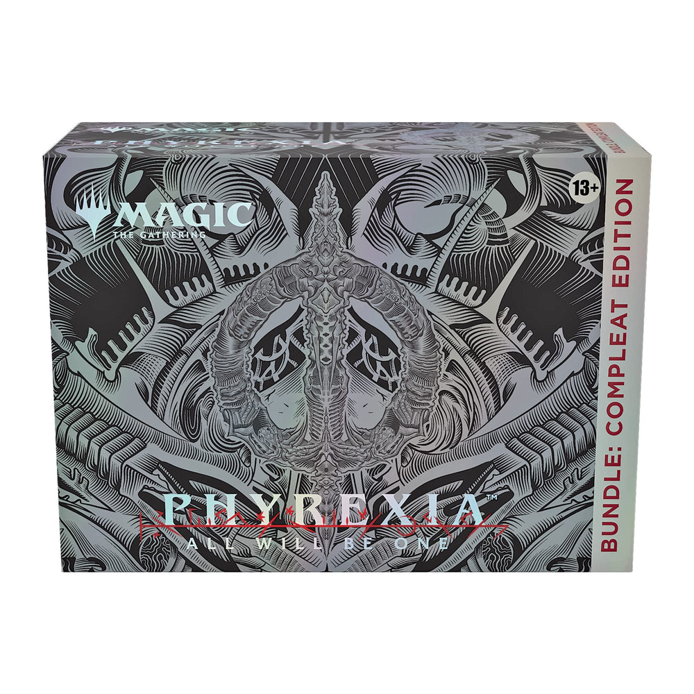 Compleat Edition exclusive foil card storage box keeps cards organized and protected.