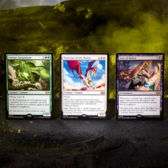 Magic: The Gathering Abzan Armor deck box keeps cards organized for quick setup