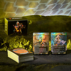 Magic: The Gathering Felothar borderless commander pictured with Abzan kin-tree vibe