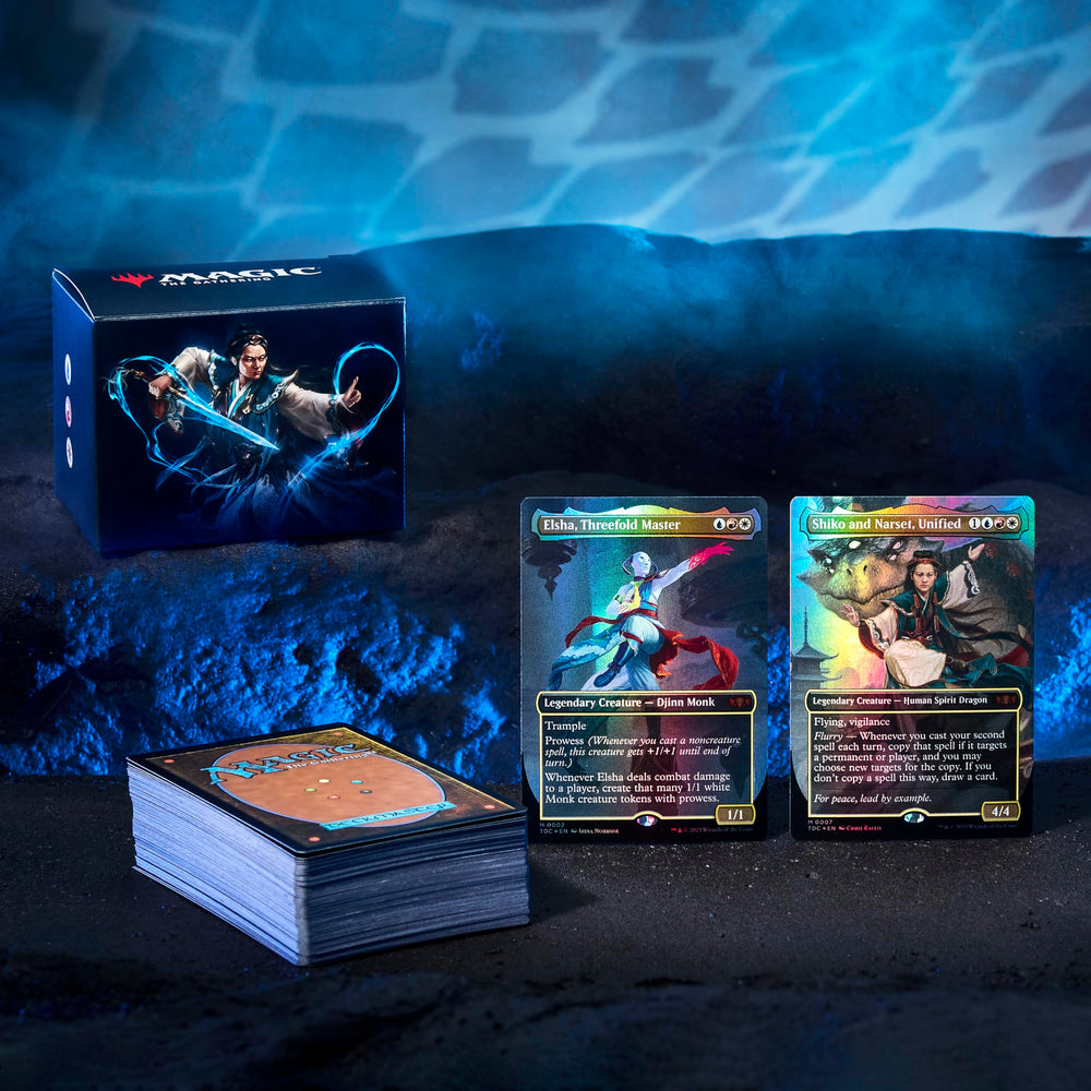 Magic Tarkir Dragonstorm Temur Roar deck blending green-blue-red momentum.