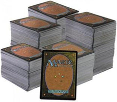 Magic: The Gathering 50-card collection featuring rares and uncommons for collectors.