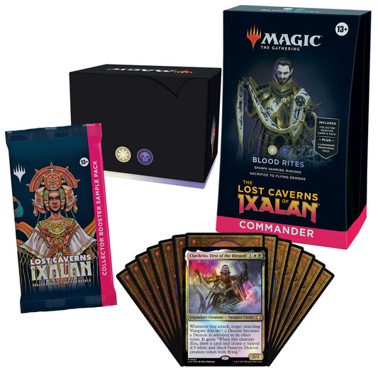 Magic The Gathering Blood Rites deck front view showing ready-to-play setup and artwork