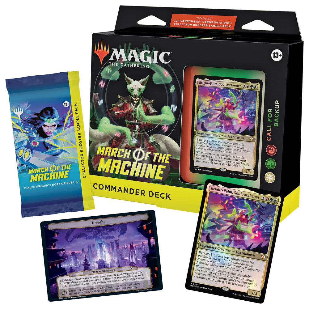 Magic: The Gathering Call for Backup deck—ready-to-play commander for fast multiplayer battles.
