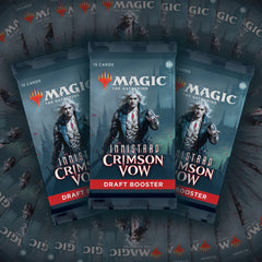 Magic: The Gathering Innistrad Crimson Vow draft boosters reveal 15 cards per pack.
