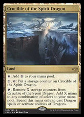 Magic: The Gathering Crucible of the Spirit Dragon card from Fate Reforged enhances deck synergy.