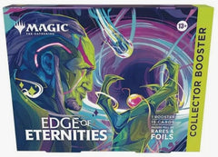 Magic: The Gathering Edge of Eternities collector booster with premium rares and foils for collection and deck building