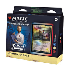 Magic: The Gathering Fallout Science deck front foil highlighting new characters for action