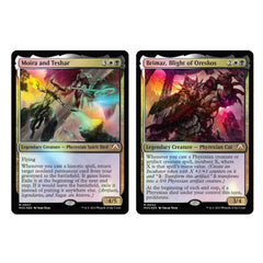 Magic: The Gathering Growing Threat foil-etched display commander on showpiece display
