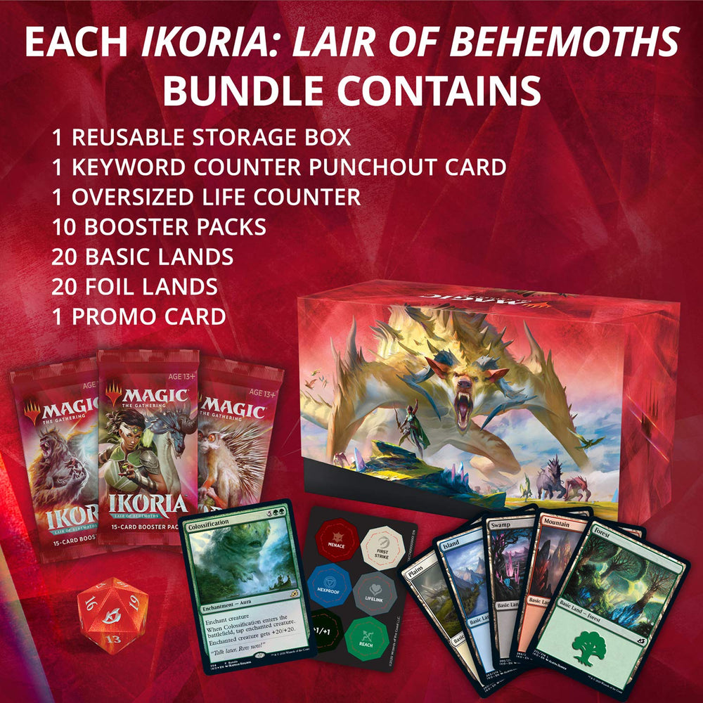 Magic: The Gathering Ikoria foil lands add sparkle to decks.