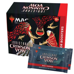 Magic: The Gathering Innistrad Crimson Vow Dracula Series box topper adds collectible drama and premium flair.